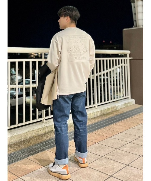 CAMP7】バックエンボスロンT（Tシャツ/カットソー）｜CAMP7