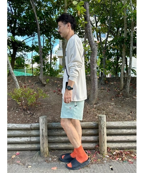 CAMP7(キャンプセブン)の「【CAMP7】バックエンボスロンT(Tシャツ/カットソー・メンズ・ブラック/ケリーグリーン/ダークグレー/ホワイト/オフホワイト/ベージュ・S/M/L/XL)」の17枚目の写真