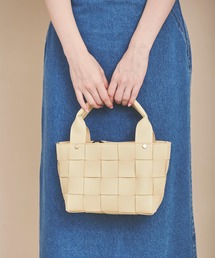 ＰＵ編みバッグ