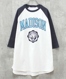 THE CASUAL（カジュアル）の「プリント長袖　BIGワンピース（ワンピース）」