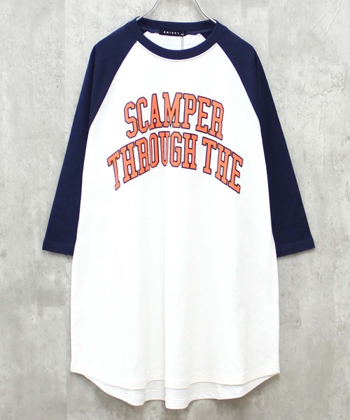 THE CASUAL(カジュアル)の「プリント長袖 BIGワンピース(ワンピース・キッズ・グレー系3/ネイビー系2/ダークグリーン/オフホワイト/ホワイト系1/グレー系1/グレー系4/ブラック系1/チャコール/ネイビー/ダークグリーン系1/杢グレー/グレー系2/ブラック/ベージュ/ネイビー系1・110cm/120cm/130cm/140cm/150cm/160cm)」の16枚目の写真