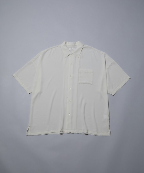 iisy（イージー）の「iisy / ステッチドルマンシャツ（シャツ/ブラウス・メンズ・ホワイト/ブラック/オレンジ・S/M/L）」の15枚目の写真