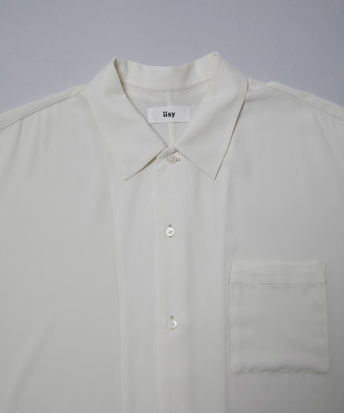 iisy（イージー）の「iisy / ステッチドルマンシャツ（シャツ/ブラウス・メンズ・ホワイト/ブラック/オレンジ・S/M/L）」の9枚目の写真