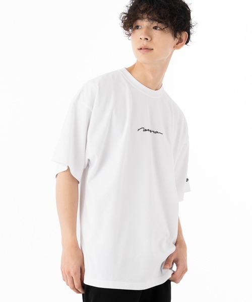 NEW ERA（ニューエラ）の「ニューエラ 半袖Tシャツ オーバーサイズ 手書き ONSPOTZ別注（Tシャツ/カットソー・メンズ・ホワイト/ブラック/グレー系その他/ネイビー/チャコールグレー/グレー系その他2/パープル/ピンク・S/M/L/XL/XXL）」の11枚目の写真