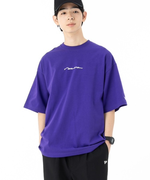 ニューエラ 半袖Tシャツ オーバーサイズ 手書き ONSPOTZ別注（Tシャツ