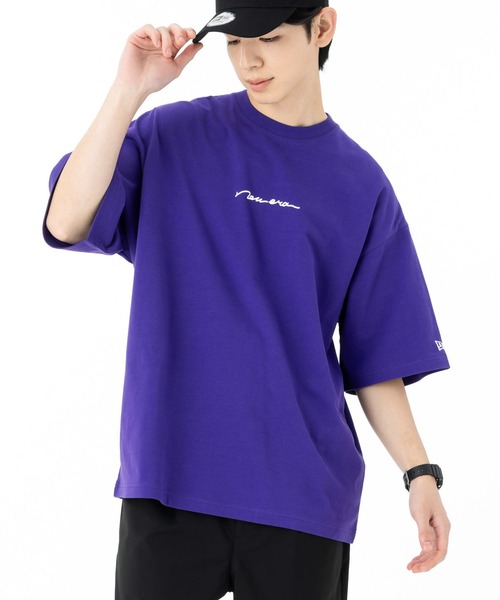 ニューエラ 半袖Tシャツ オーバーサイズ 手書き ONSPOTZ別注（Tシャツ