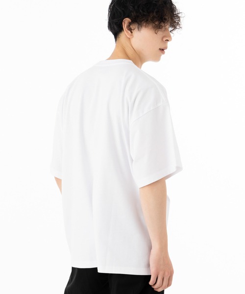 NEW ERA（ニューエラ）の「ニューエラ 半袖Tシャツ オーバーサイズ 手書き ONSPOTZ別注（Tシャツ/カットソー・メンズ・ホワイト/ブラック/グレー系その他/ネイビー/チャコールグレー/グレー系その他2/パープル/ピンク・S/M/L/XL/XXL）」の14枚目の写真