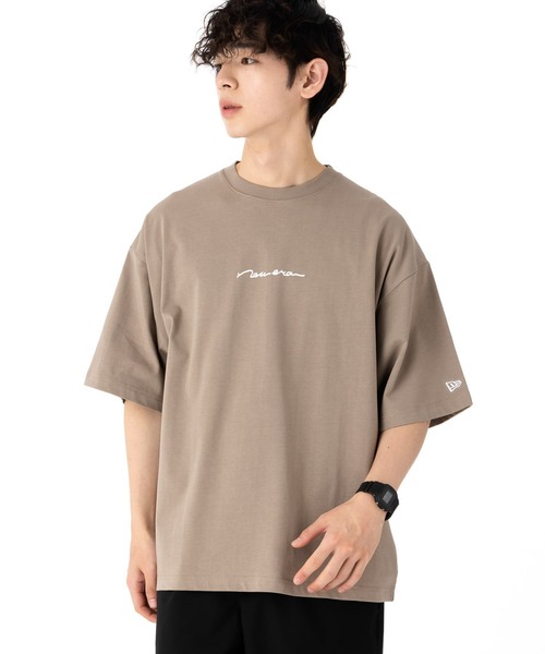 ニューエラ 半袖Tシャツ オーバーサイズ 手書き ONSPOTZ別注（Tシャツ