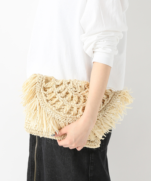 JOURNAL STANDARD（ジャーナルスタンダード）の「【STORY OF TOMORROW/ストーリーオブトゥモロー】 カゴクラッチ◆（クラッチバッグ・レディース・アイボリー・FREE）」の5枚目の写真