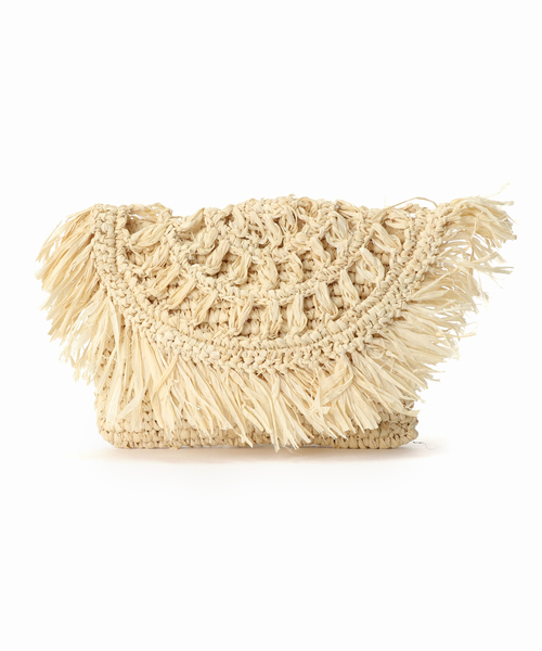 JOURNAL STANDARD（ジャーナルスタンダード）の「【STORY OF TOMORROW/ストーリーオブトゥモロー】 カゴクラッチ◆（クラッチバッグ・レディース・アイボリー・FREE）」の2枚目の写真