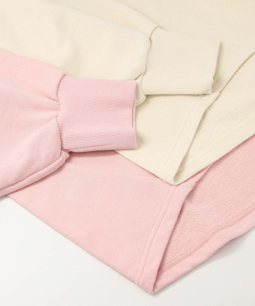 Ｃボリューム袖スウェット