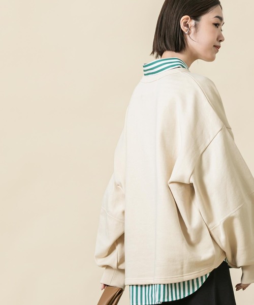 Ｃボリューム袖スウェット