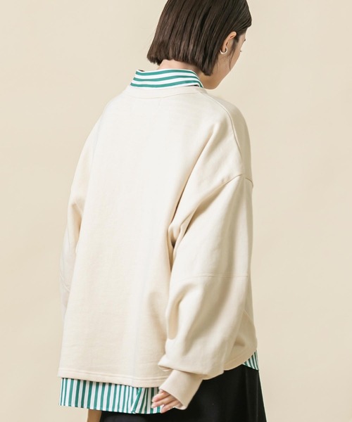 Ｃボリューム袖スウェット