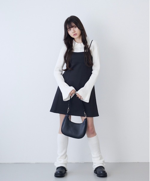 17HR（セブンティーンアワーズ）の「フレアスリーブニットカーディガン（カーディガン/ボレロ・レディース・ホワイト/ブラック・FREE）」の16枚目の写真