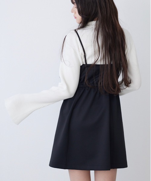 17HR（セブンティーンアワーズ）の「フレアスリーブニットカーディガン（カーディガン/ボレロ・レディース・ホワイト/ブラック・FREE）」の17枚目の写真