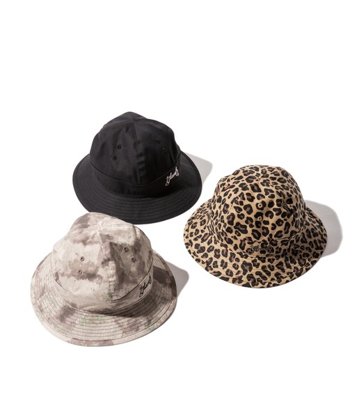 glamb(グラム)の「Spin Logo Bucket Hat / スピンロゴバケットハット(ハット・メンズ・ホワイト/ブラック/レオパード・FREE)」の10枚目の写真