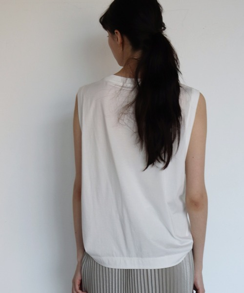 DRESSLAVE（ドレスレイブ）の「super high guage tank(スーパーハイゲージタンク)（タンクトップ・レディース・ホワイト/ブラック・38）」の6枚目の写真