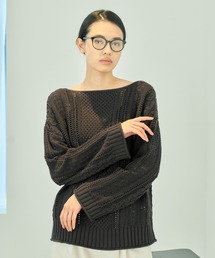eL | 【eL】Mix Pattern Pullover/190209(ニット/セーター)