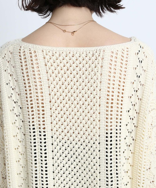eL(エル)の「【eL】Mix Pattern Pullover/190209(ニット/セーター・レディース・オフホワイト/カーキブラウン/オレンジ系その他・FREE)」の11枚目の写真