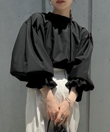 select MOCA by son | 2023 SS ボリュームギャザーキャンディースリーブブラウス(シャツ/ブラウス)