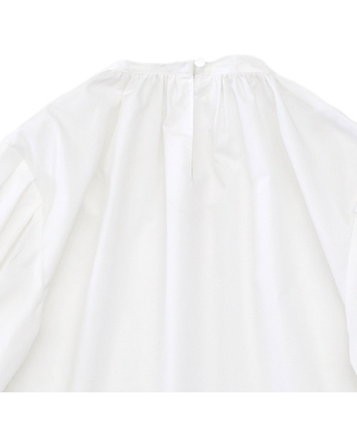 select MOCA by son（セレクトモカバイソン）の「ボリュームギャザーキャンディースリーブブラウス（シャツ/ブラウス・レディース・ホワイト/ブラック・FREE）」の15枚目の写真