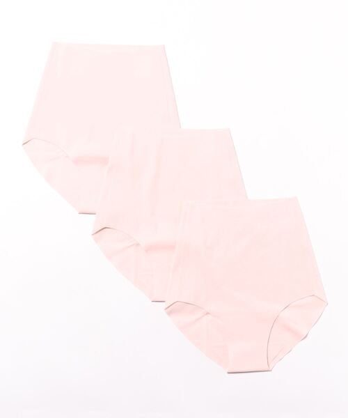 GUNZE(グンゼ)の「KIREILABO/キレイラボ レギュラーショーツ 完全無縫製 綿混 3枚組(ショーツ・レディース・ブラック/グレー系その他/ベージュ/ピンク/ピンク系その他4・LARGE/X-LARGE/MEDIUM)」の4枚目の写真