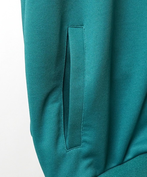 24SS【RED CAP GIRL】セットアップ対応 ビッグシルエット バックプリント 袖ライン ジャージトラックジャケット（ジャージ）｜Red Cap Girl（レッドキャプガール）