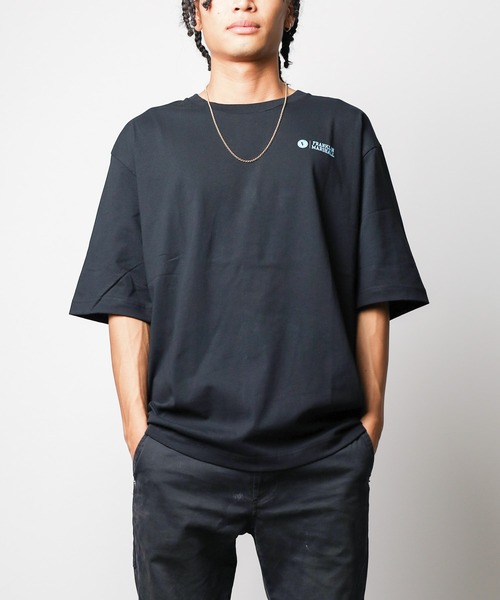 FRANKLIN & MARSHALL（フランクリンマーシャル）の「【SIXSENCERECORD×FRANKLIN & MARSHALL】BACKプリントS/S TEE（Tシャツ/カットソー・メンズ・ブラック/ホワイト・LARGE/MEDIUM/X-LARGE）」の6枚目の写真