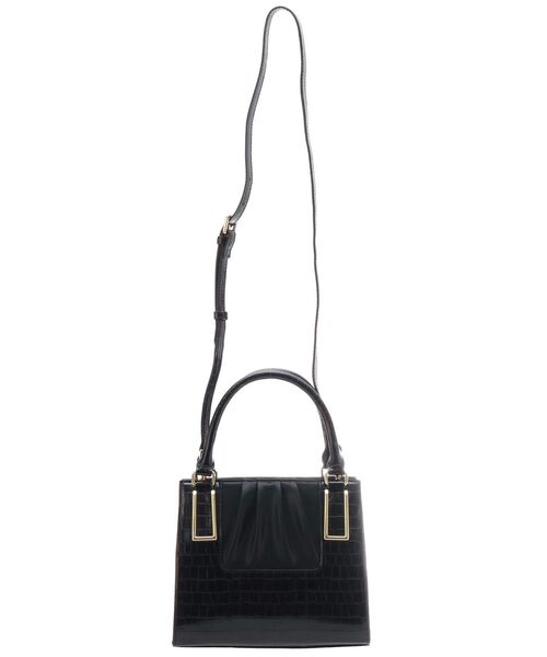 RESEXXY（リゼクシー）の「クロコライクスクエアバッグ（ハンドバッグ・レディース・ブラック/ベージュ/アイボリー・FREE）」の8枚目の写真