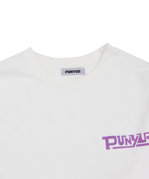 PUNYUS(プニュズ)の「スリーブプリントロンT(Tシャツ/カットソー・レディース・ホワイト/ブラック・3/4/2/1)」の6枚目の写真