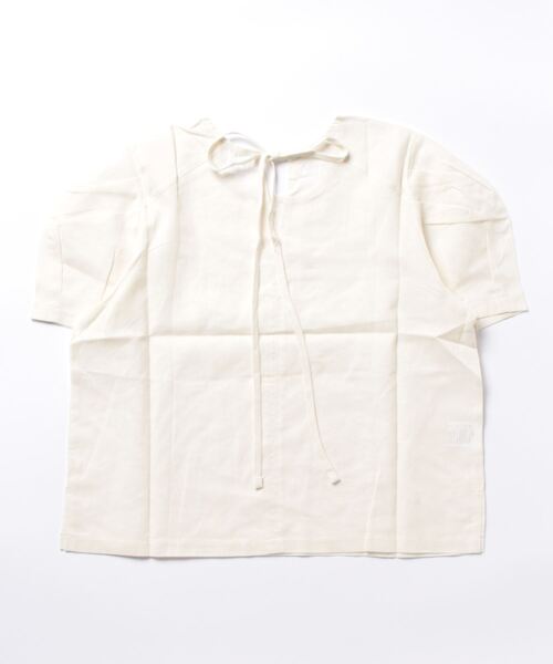 Isn't She?（イズントシー）の「パフスリーブブラウス（シャツ/ブラウス・レディース・アイボリー/ライトブルー・FREE）」の10枚目の写真