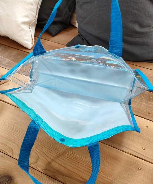 Marble Line（マーブルライン）の「恐竜・建機・電車・海の生き物柄プールバッグ（トートバッグ・キッズ・ブラック/ブルー/グリーン/サックスブルー/ターコイズブルー・FREE）」の22枚目の写真