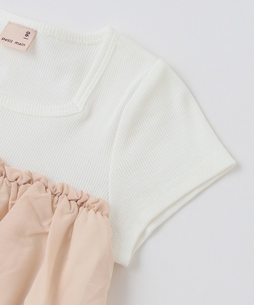 petit main（プティマイン）の「【リンク】バルーンドッキングT★（Tシャツ/カットソー・キッズ・チャコール/オフホワイト・80ｃｍ/100cm/90cm/110cm/130cm/120cm）」の9枚目の写真