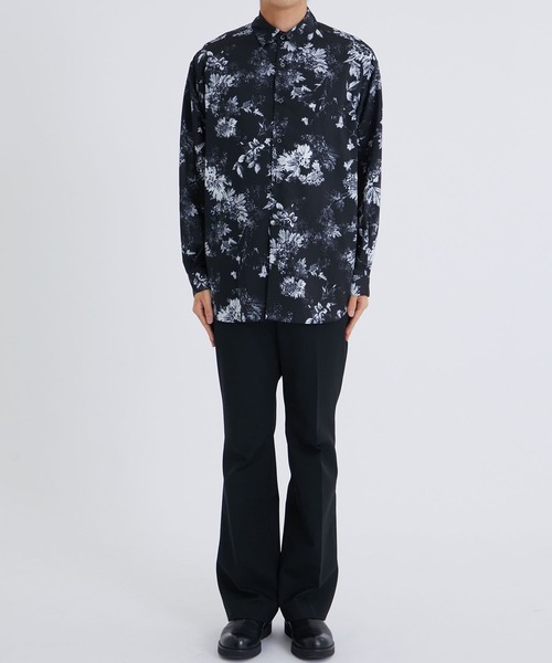 Juha(ユハ)の「【JUHA/ユハ】BOTANICAL L/S SHIRT(シャツ/ブラウス・メンズ・ブラック/グリーン・3/4)」の3枚目の写真