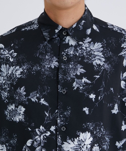 Juha(ユハ)の「【JUHA/ユハ】BOTANICAL L/S SHIRT(シャツ/ブラウス・メンズ・ブラック/グリーン・3/4)」の7枚目の写真