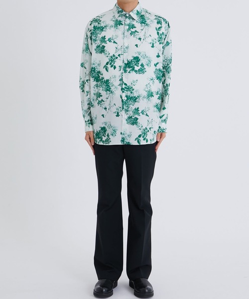 Juha(ユハ)の「【JUHA/ユハ】BOTANICAL L/S SHIRT(シャツ/ブラウス・メンズ・ブラック/グリーン・3/4)」の11枚目の写真
