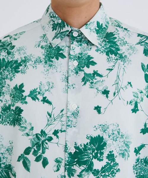 Juha(ユハ)の「【JUHA/ユハ】BOTANICAL L/S SHIRT(シャツ/ブラウス・メンズ・ブラック/グリーン・3/4)」の15枚目の写真