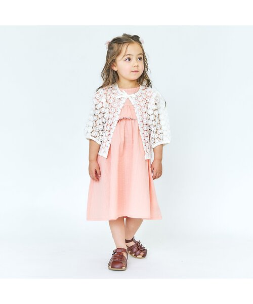 apres les cours(アプレレクール)の「リボングルカサンダル(サンダル・キッズ・ブラウン/アイボリー・18/14/17/19/16/15 )」の22枚目の写真