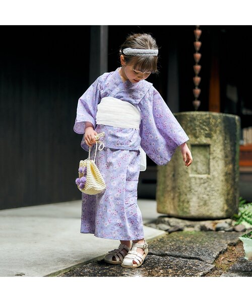 apres les cours(アプレレクール)の「リボングルカサンダル(サンダル・キッズ・ブラウン/アイボリー・18/14/17/19/16/15 )」の5枚目の写真