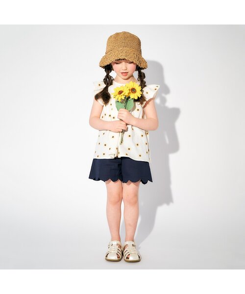 apres les cours(アプレレクール)の「リボングルカサンダル(サンダル・キッズ・ブラウン/アイボリー・18/14/17/19/16/15 )」の8枚目の写真