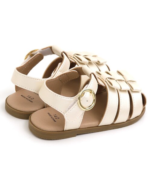 apres les cours(アプレレクール)の「リボングルカサンダル(サンダル・キッズ・ブラウン/アイボリー・18/14/17/19/16/15 )」の15枚目の写真