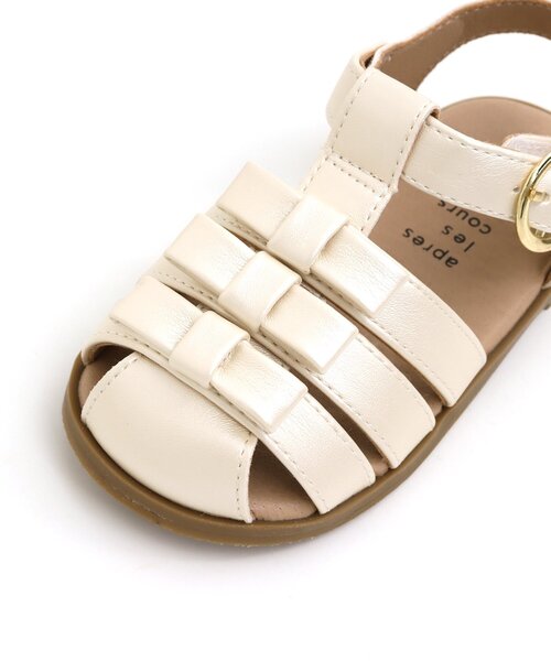 apres les cours(アプレレクール)の「リボングルカサンダル(サンダル・キッズ・ブラウン/アイボリー・18/14/17/19/16/15 )」の16枚目の写真