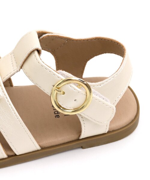 apres les cours(アプレレクール)の「リボングルカサンダル(サンダル・キッズ・ブラウン/アイボリー・18/14/17/19/16/15 )」の17枚目の写真