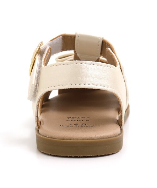 apres les cours(アプレレクール)の「リボングルカサンダル(サンダル・キッズ・ブラウン/アイボリー・18/14/17/19/16/15 )」の20枚目の写真