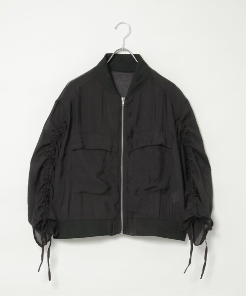 VENCEEXCHANGE（ヴァンスエクスチェンジ）の「袖ドロストシアーMA-1（MA-1・レディース・オフホワイト/ブラック・FREE）」の8枚目の写真