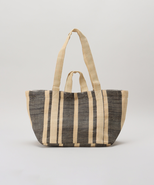 FRAMeWORK（フレームワーク）の「【MAISON N.H PARIS/メゾン エヌ アッシュ パリ】Raffia Shopping バッグ（クラッチバッグ・レディース・ブラックミックス・FREE）」の11枚目の写真