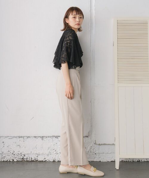 RETRO GIRL（レトロガール）の「ベルト付きタックスラックスPT（その他パンツ・レディース・ナチュラル/オレンジ/グリーン/ブラック・FREE）」の7枚目の写真