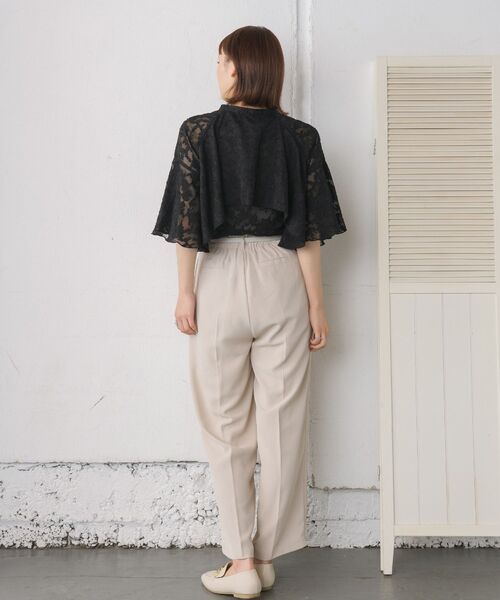 RETRO GIRL（レトロガール）の「ベルト付きタックスラックスPT（その他パンツ・レディース・ナチュラル/オレンジ/グリーン/ブラック・FREE）」の8枚目の写真