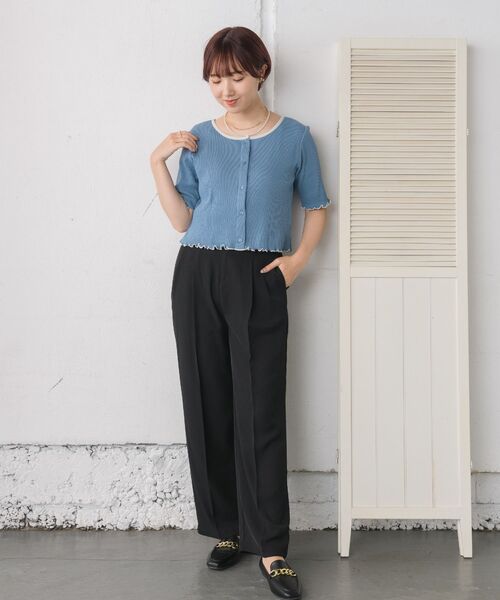 RETRO GIRL（レトロガール）の「ベルト付きタックスラックスPT（その他パンツ・レディース・ナチュラル/オレンジ/グリーン/ブラック・FREE）」の19枚目の写真