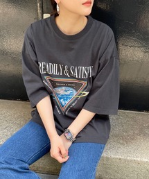 LOWRYS FARM | バンドカコウＴシャツＳＳ　909165(Tシャツ/カットソー)